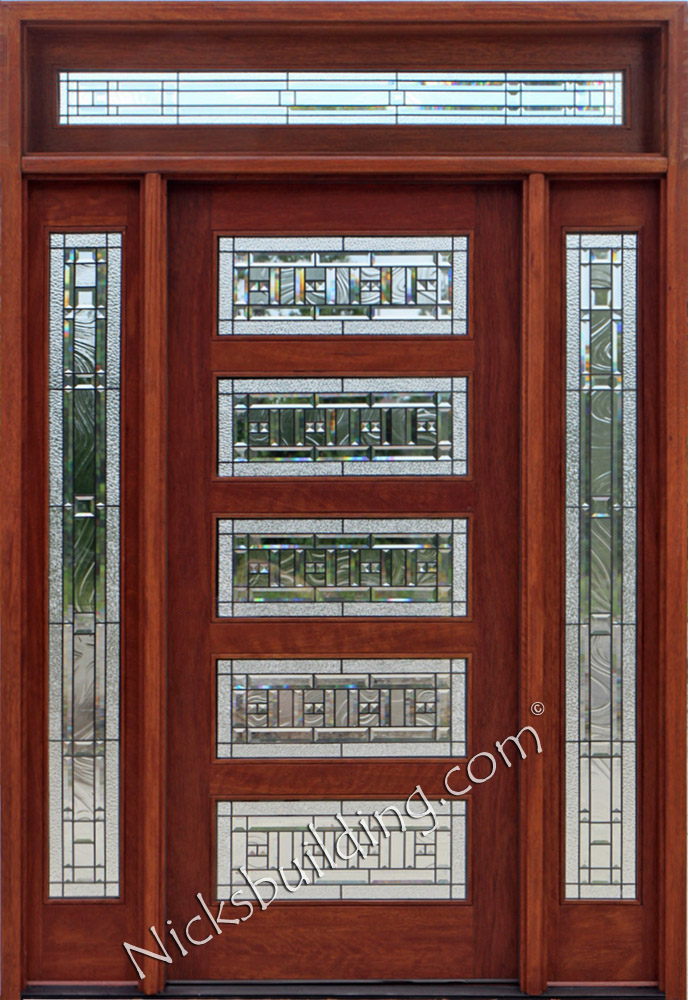 Modern Doors with Transom