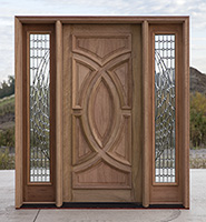 CL-327 Olympus Door with Tiffany Sidelites
