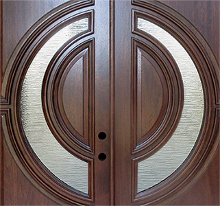 River Water Glass Closeup