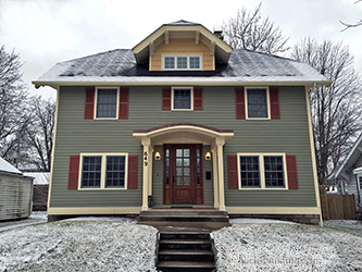 exterior wood door true divided lites