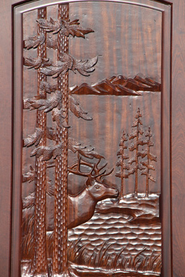 Elk Door closeup