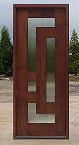 Arcadia with Reeded Glass