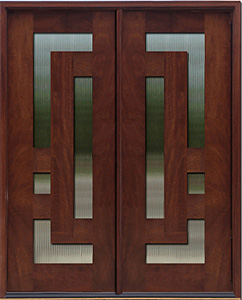 Arcadia with Reeded Glass