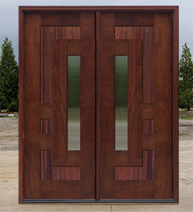 Arcadia with wood panels and glass