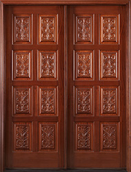 Carved Door with Hand Carved Panels - The Baltic