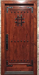 Rustic 1 Panel Exterior Doors