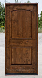 SW-66 2 Smooth Raised Panels Arch Top Panel