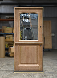 2 panel mahogany exterior dutch doors
