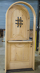 SW-84 Round top dutch door